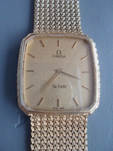 Omega de ville vintage. Золото.