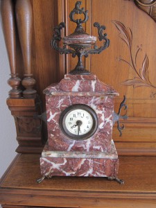Каминные Часы с будильником Наполеон III