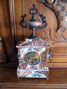 Каминные Часы с будильником Наполеон III