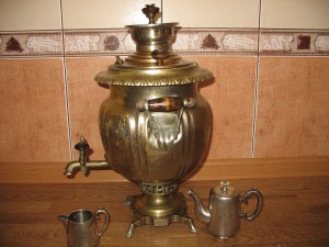 Самовар Бр.Шемарины.Ваза долями.