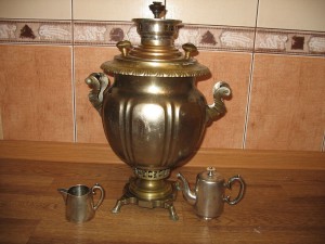 Самовар Бр.Шемарины.Ваза долями.