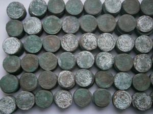 500 кладовых пятикопеечников 1758-1796