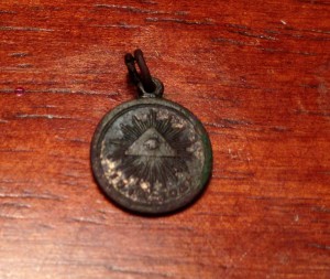 Фрачная медаль 1812 годъ медь