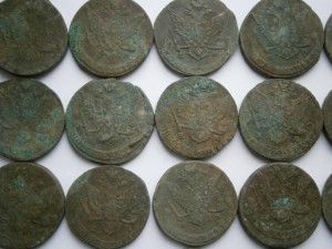 500 кладовых пятикопеечников 1758-1796