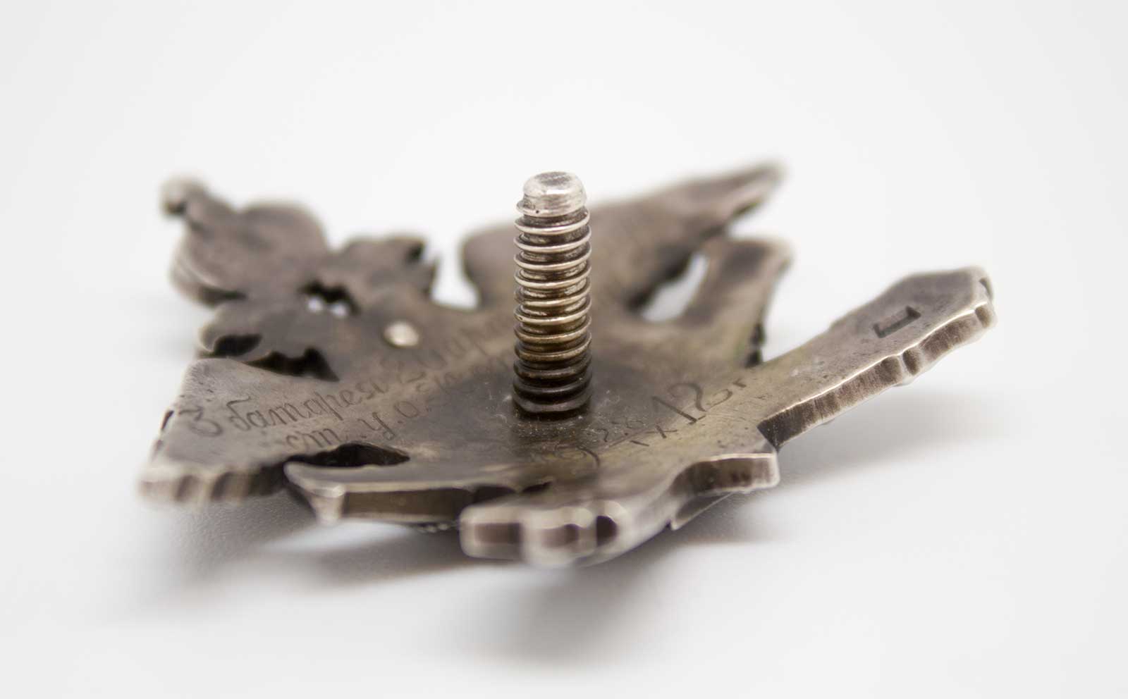 Полковой знак ЗА СЛУЖБУ НА КАВКАЗЕ 1864г на ст Унтер ОФИЦЕРА