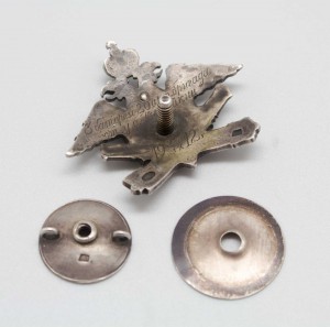 Полковой знак ЗА СЛУЖБУ НА КАВКАЗЕ 1864г на ст Унтер ОФИЦЕРА