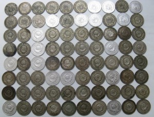 Биллоны 10,15 и 20 коп 1922-1930 , 181 шт