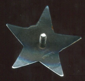 КЗ№415256 гайка серебро реверс изморось