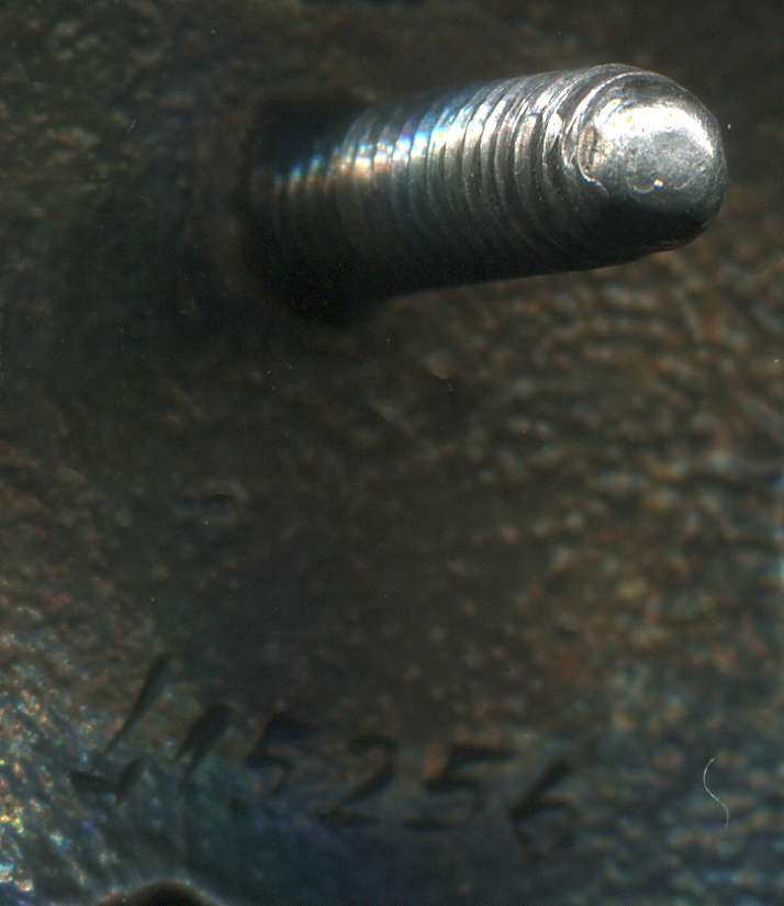 КЗ№415256 гайка серебро реверс изморось