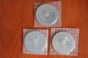5 рублей 1993 год. Троице Сергиева Лавра (3 штуки).