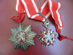 ЗВЕЗДА И ОРДЕН БЕЛОГО ЛЬВА 2 СТ ЧЕХОСЛОВАКИЯ