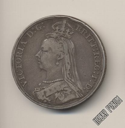 Кроны Великобритании, серебро