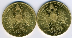 100 крон 1915