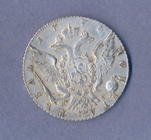 1 рубль 1775 г. СПБ (Я.Ч)