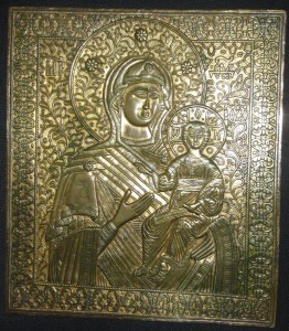 Смоленская богоматерь.Огромная пластика,позолота,состояние.