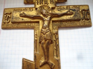 2 креста металлопластика-один с эмалью