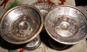 Фраже вазон икорница конфетница Варшава 19 век