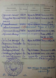 Боевое Красное Знамя № 8 8 6 3 4 НКВД