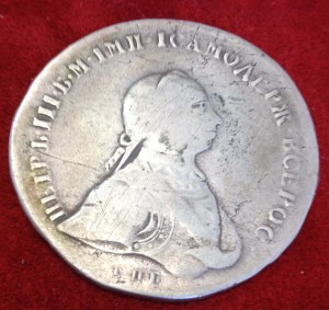 Рубль 1762г.
