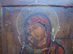 Старообрядческая икона. Феодоровская икона Божией Матери
