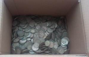 Клад серебра СССР