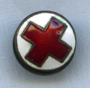 Красный крест, миниатюрный (!), РОКК / Выборгского района.