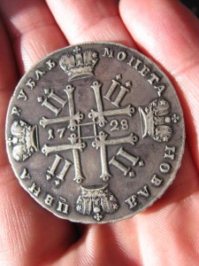 1 рубль 1728 г.