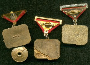 Наградной (?) знак Большого театра и юбилейные: 200 и 225 л.