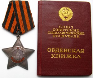 Боевая Слава № 690ххх (тонкая) с удостоверением