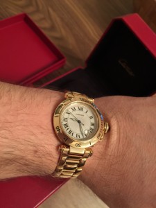 золотые Cartier Pasha Automatic Gold обмен / продажа