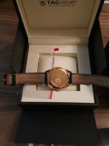золотые Tag Heuer Carrera Automatic Chronometer