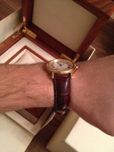 золотые Breguet Marine Automatique gold 3400BA