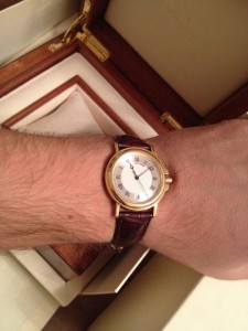 золотые Breguet Marine Automatique gold 3400BA