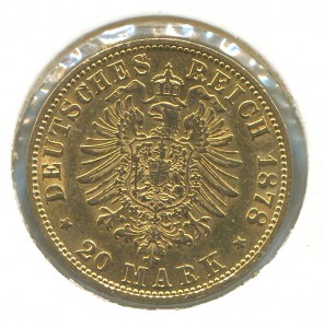 20 марок 1878 г.