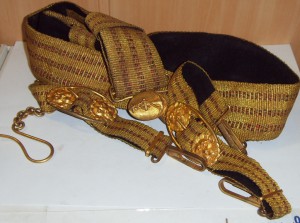 парадный ремень адмирала... золотой прибор...добрые львы на