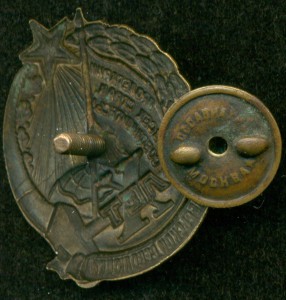 10 лет Октябрьской революции - латунь, краска.