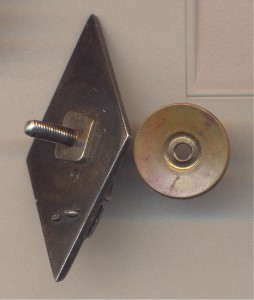 Ромб ВВМУ серебро.Второй тип.Не родная гайка.