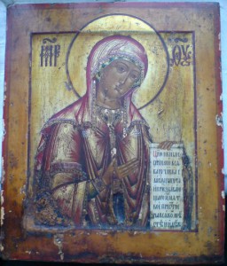 богоматерь в серебрянном окладе(1817года)!!!