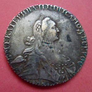 1 рубль 1768г.ММД (E.I).