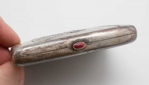 Портсигар СОЦРЕАЛИЗМ, АГИТАЦИЯ, Мастерские МОАХ отличный!