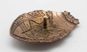 ГПУ: Орша-Лепел, 1925-й, бронза, накладки: серебро, золото R