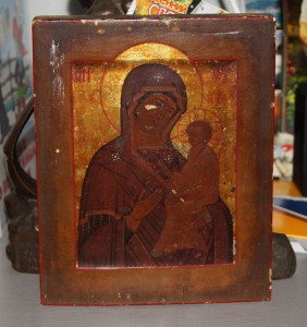 Икона Богородицы Тихвинская.