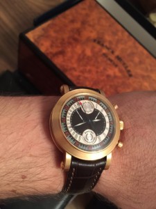 золотые Franck Muller BiRetro Chronograph Limited editiоn