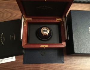 золотые Franck Muller BiRetro Chronograph Limited editiоn