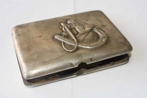 Царский портсигар с конем и подковой 84проба ВЛ не дорого!