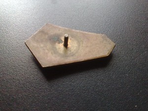 Морское училище (или техникум): латунь, горячая эмаль.