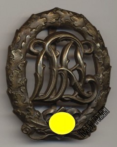 Знак DRL в бронзе