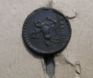 Петровская Копейка 1728 г. Отличная