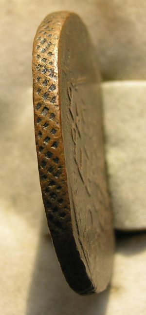 Барабаны 10 Коп. перечекан , красивая. R