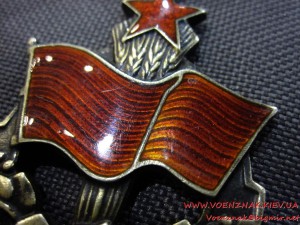 Чехословакия, Орден "Красное Знамя Труда", №8351, серебро